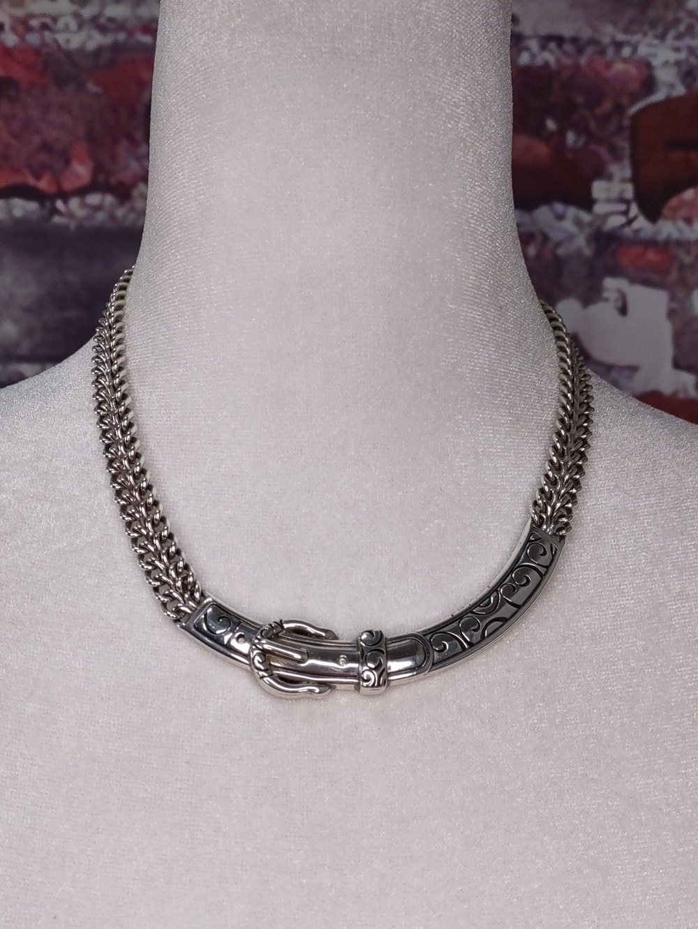Brighton Belt/Buckle Collar Necklace